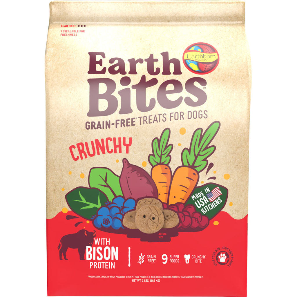 Holistic Earthbites Grain Free Treats (BISON, 2 LB)
