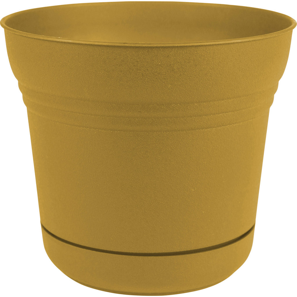 Bloem Saturn Planter (EARTHY YELLOW, 7 IN)