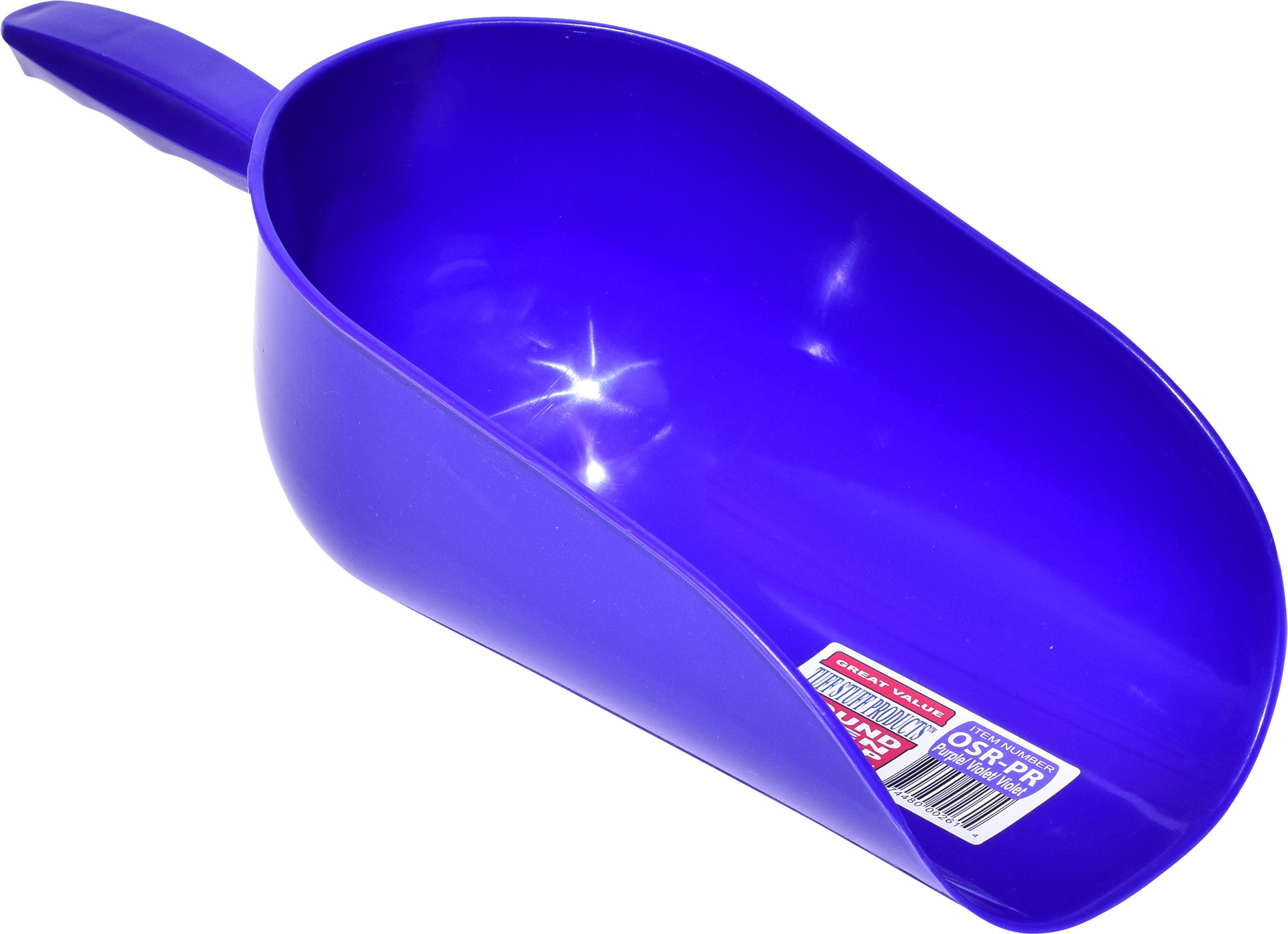 Tuff Stuff Open Scoop Round (PURPLE, 5 QT)