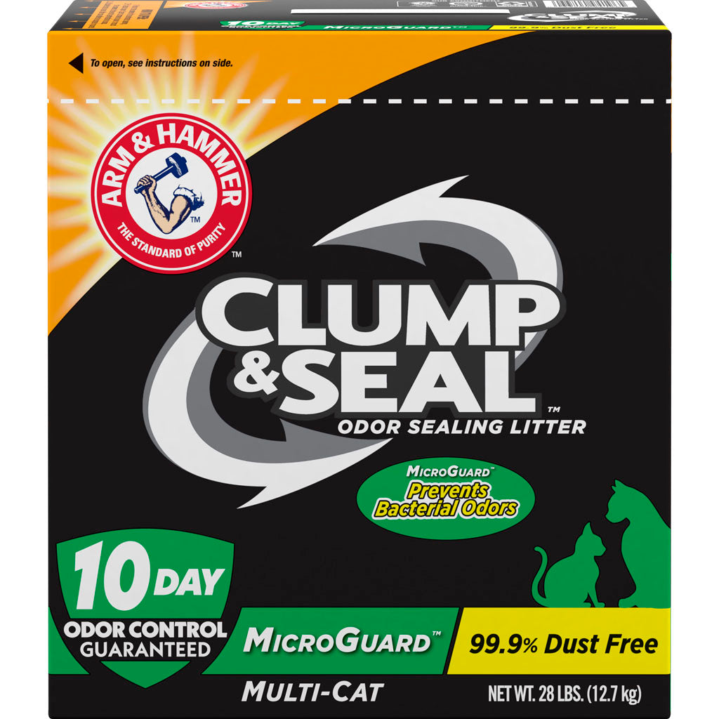 Arm & Hammer Clump & Seal Microguard Litter (28 LB)