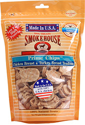 Smokehouse Usa Prime Chips Dog Treats (CHICKEN/TURKEY, 8 OZ)