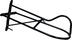 Wall Saddle Rack For Western Saddles (BLACK, 24 IN)