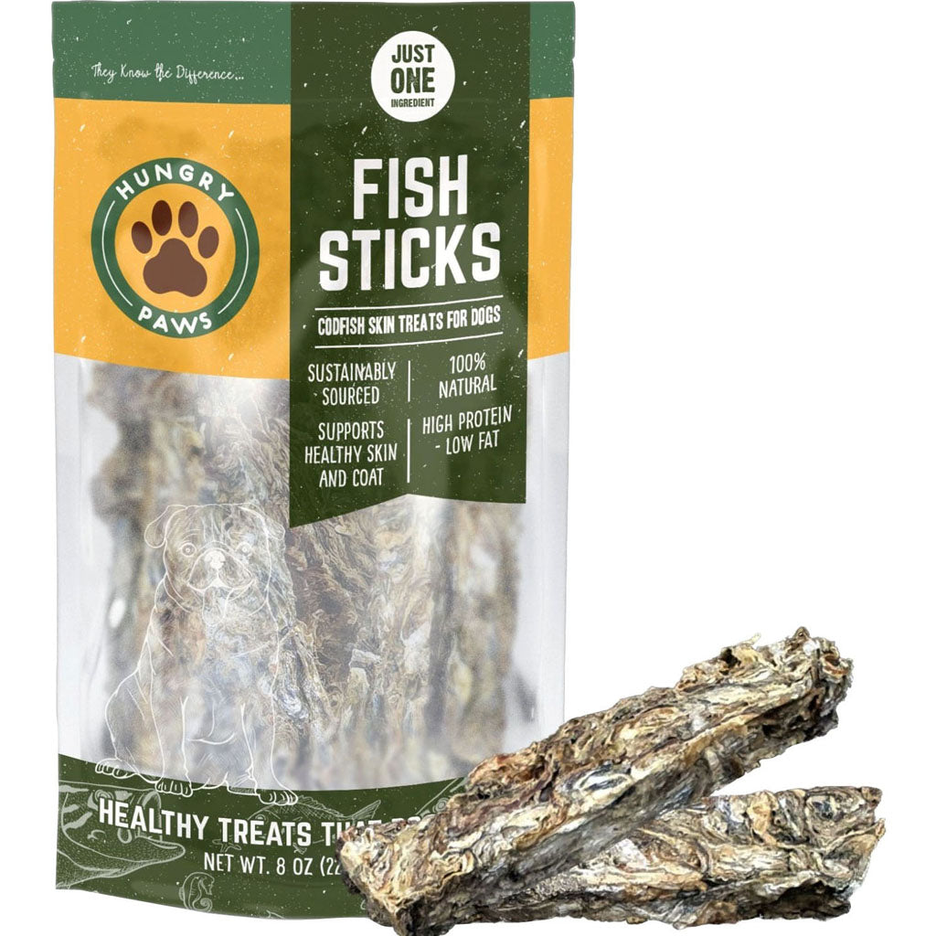 Hungry Paws Sticks Single Ingredient Treat (COD, 8 OZ)