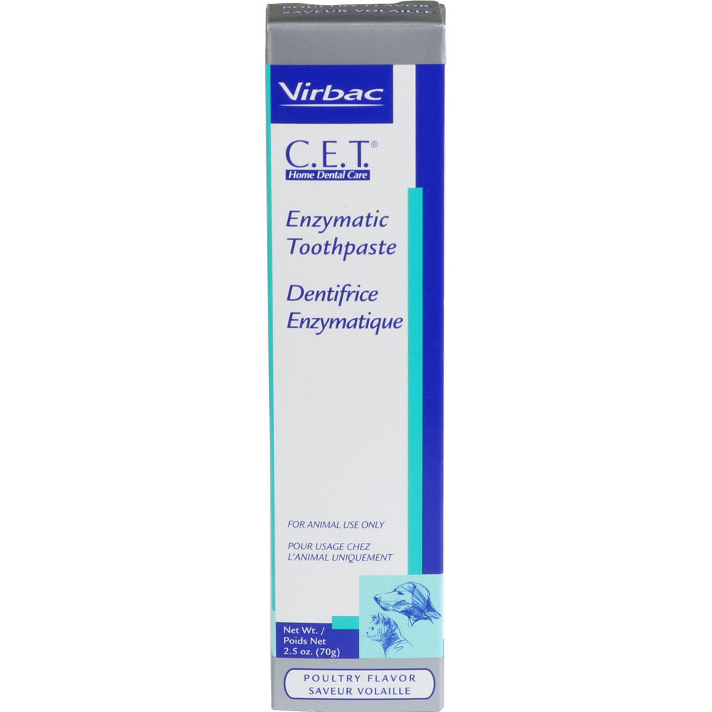 C.E.T. Enzymatic Toothpaste For Dogs & Cats (POULTRY, 2.5 OZ-70 GM)