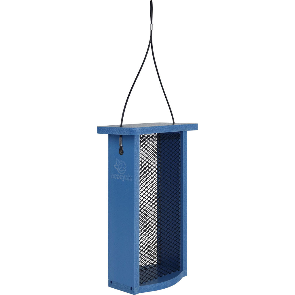 Ecocycle Mesh Morsels Mesh Bird Feeder (BLUE, 1.375 QT CAP)