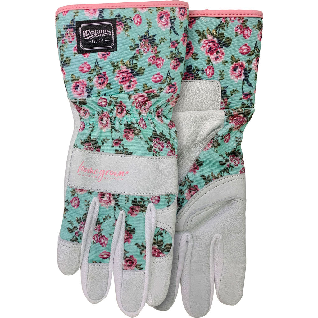 Watson Gloves Ladys You Grow Girl Wastenot Fabric (WHITE, MD)