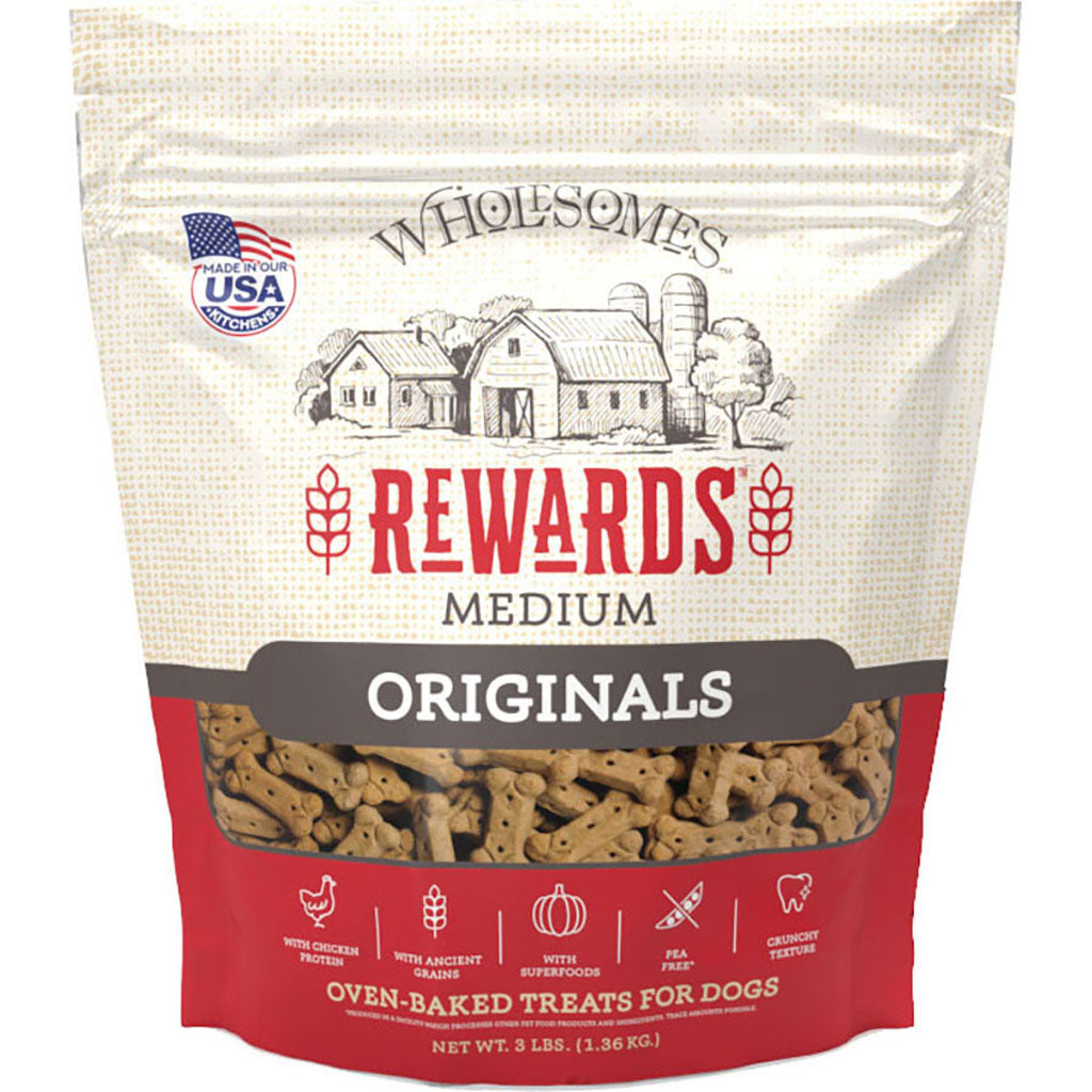 Wholesomes Rewards Classic Original Biscuits (CHICKEN, MD-3 LB)