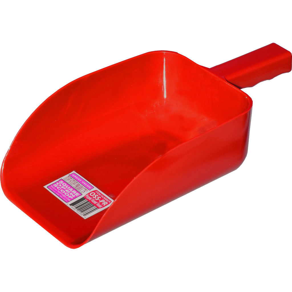 Tuff Stuff Open Scoop Square (RED, 5 QT)