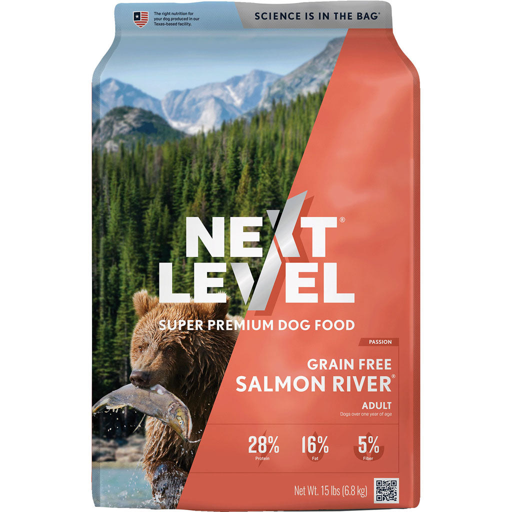 Next Level Salmon River Grain Free Dog Food (SALMON, 15 LB)