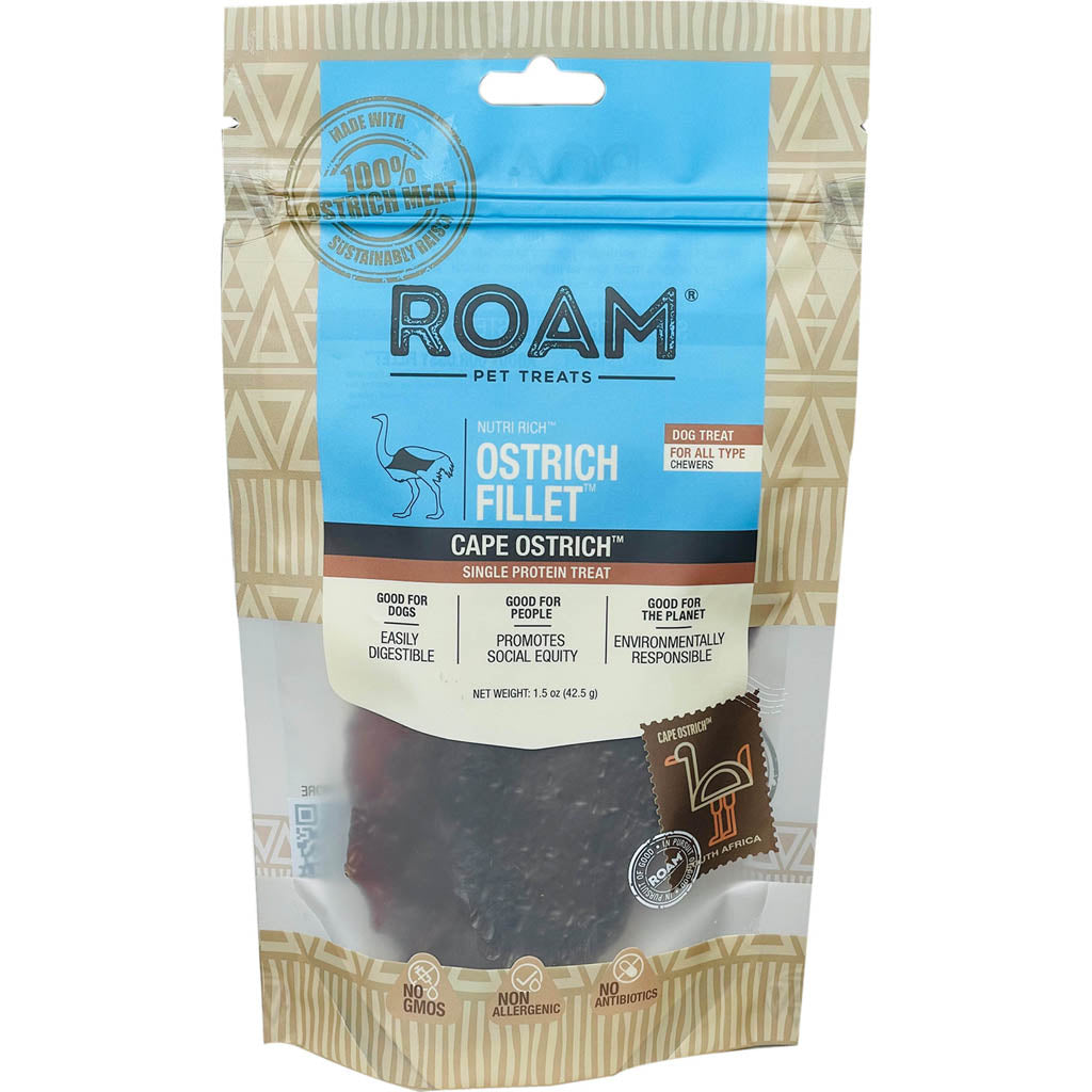 Roam Ostrich Fillet (TREAT, OZ)