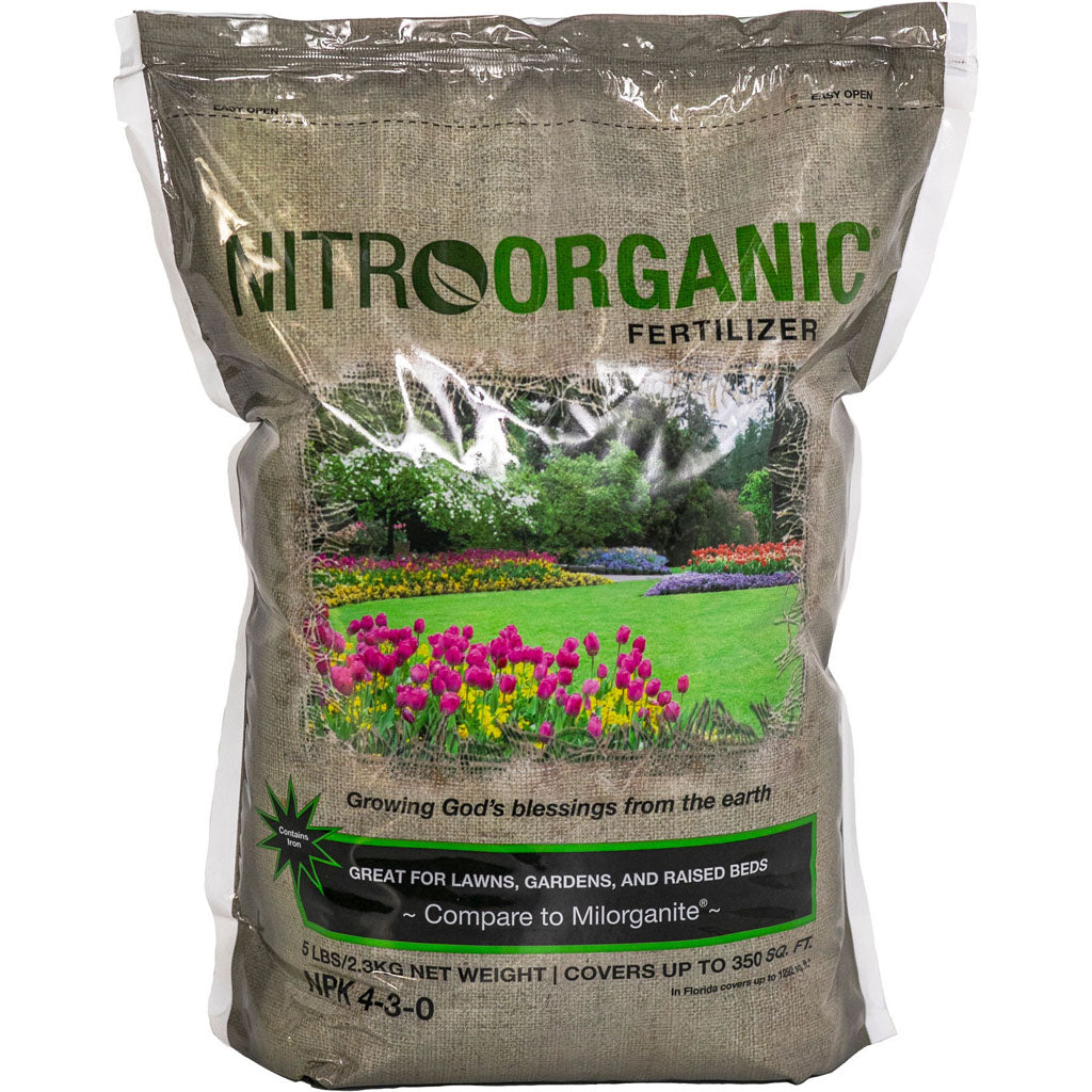 Nitroorganic Fertilizer Npk 4-3-0 5lb (5 LB)