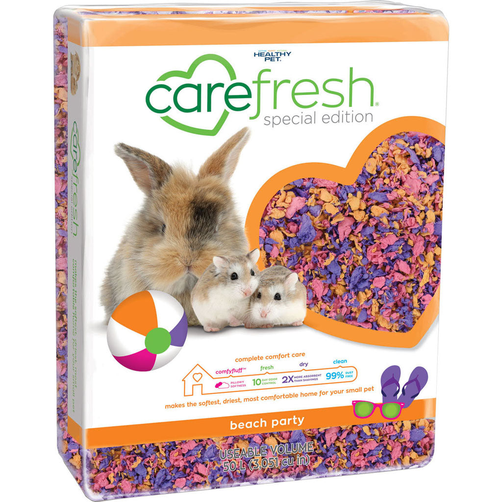 Carefresh Small Pet Bedding (BEACH PARTY, 50 L)