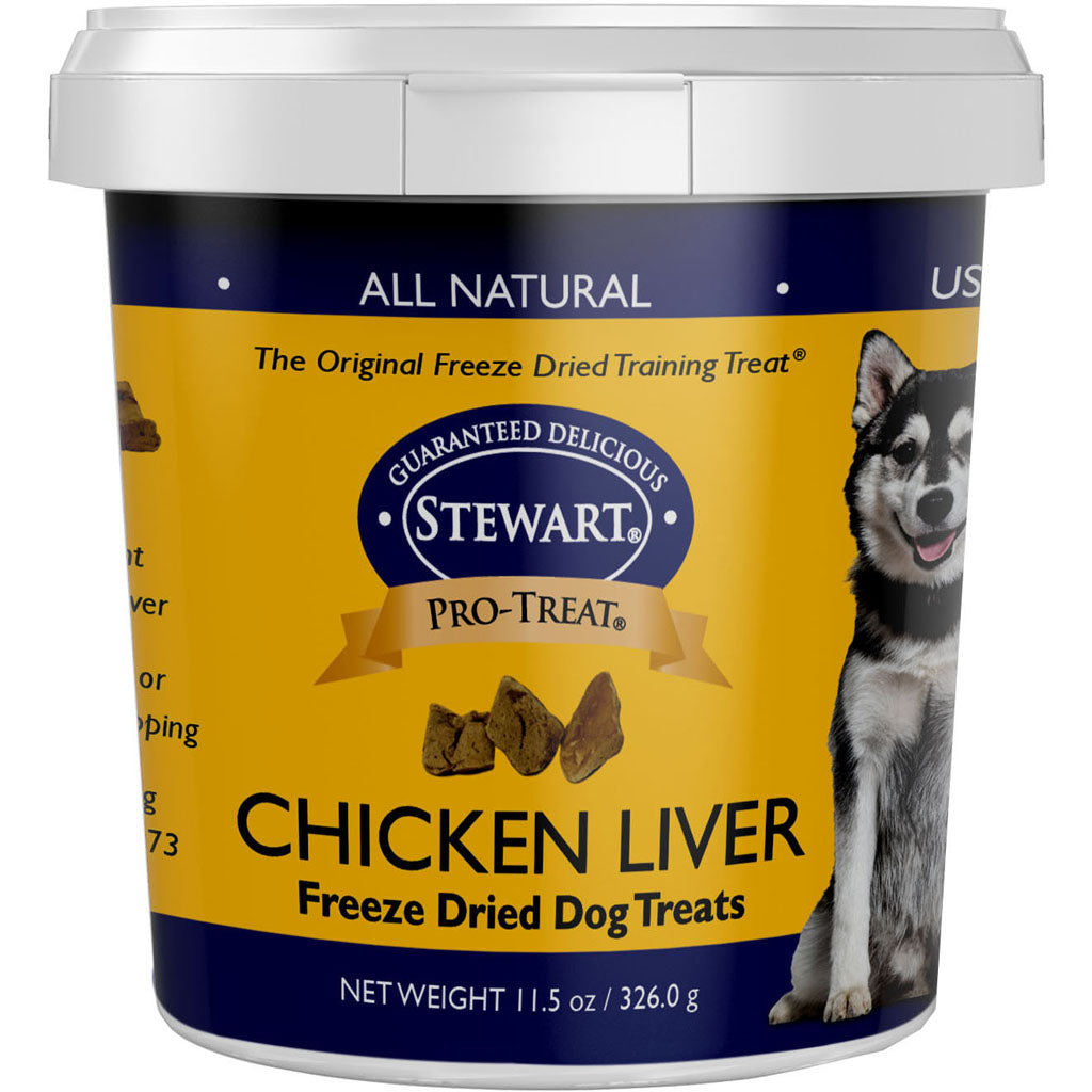 Pro-Treat Freeze Dried Dog Treats (CHICKEN LIVER, 11.5 OZ)