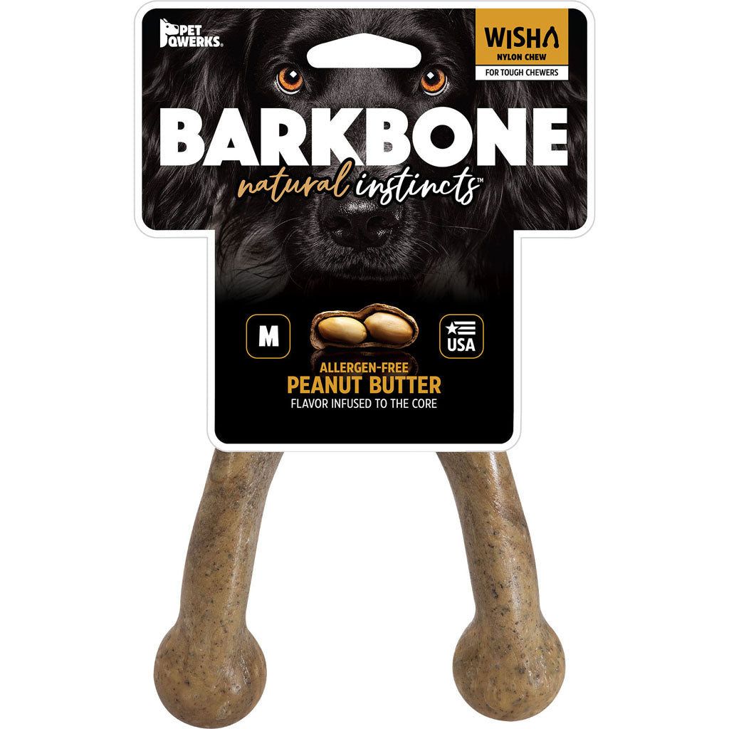 Wish Barkbone Usa Dog Chew (PEANUT BUTTER, MD)