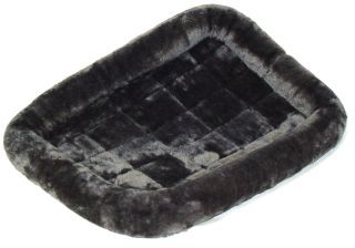 Quiet Time Sheepskin Bed (GRAY, 54X37 IN)