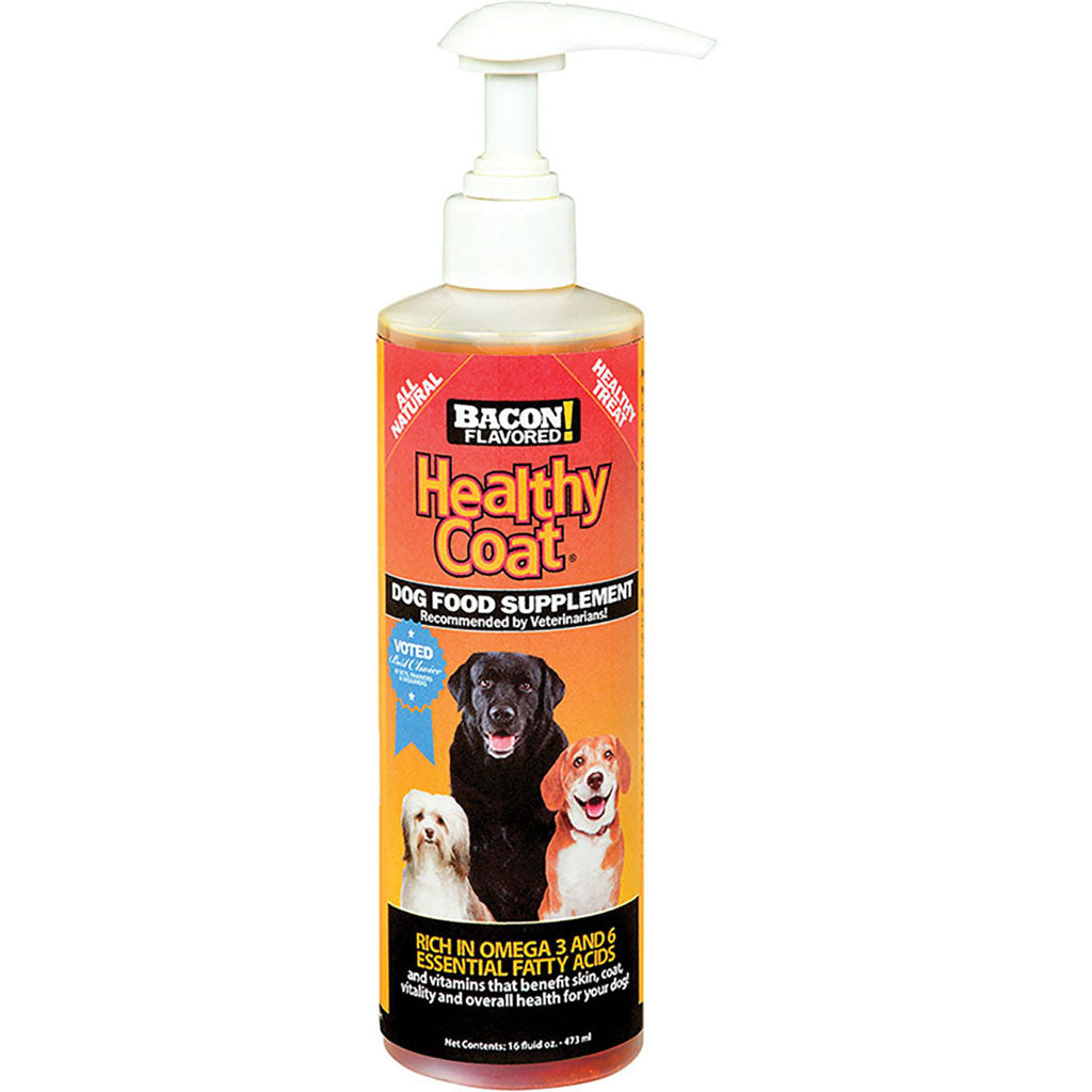 Healthycoat Dog Food Supplement (BACON, 1 PT)