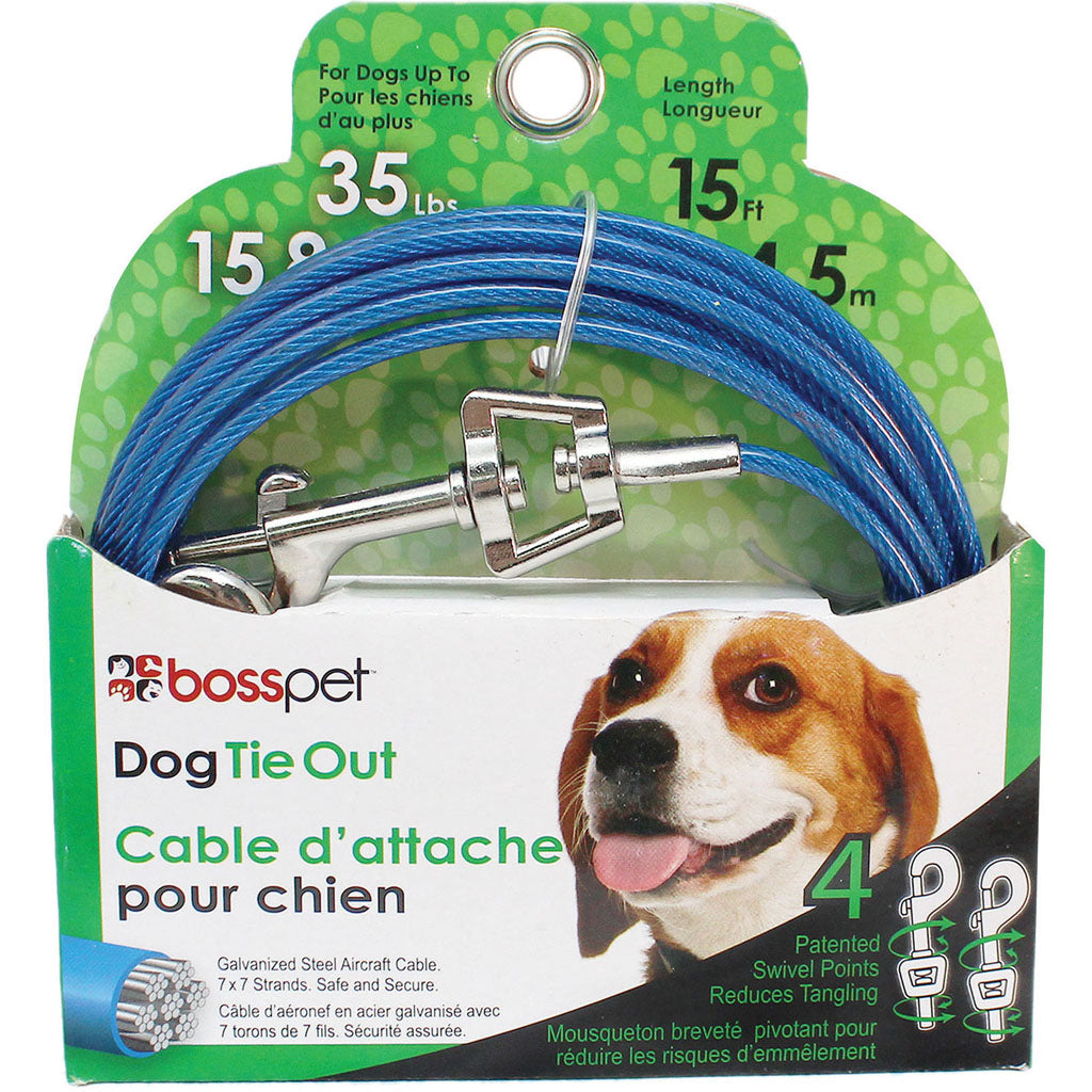 Boss Pet Tie-Out Swivel Snap (15 FT)