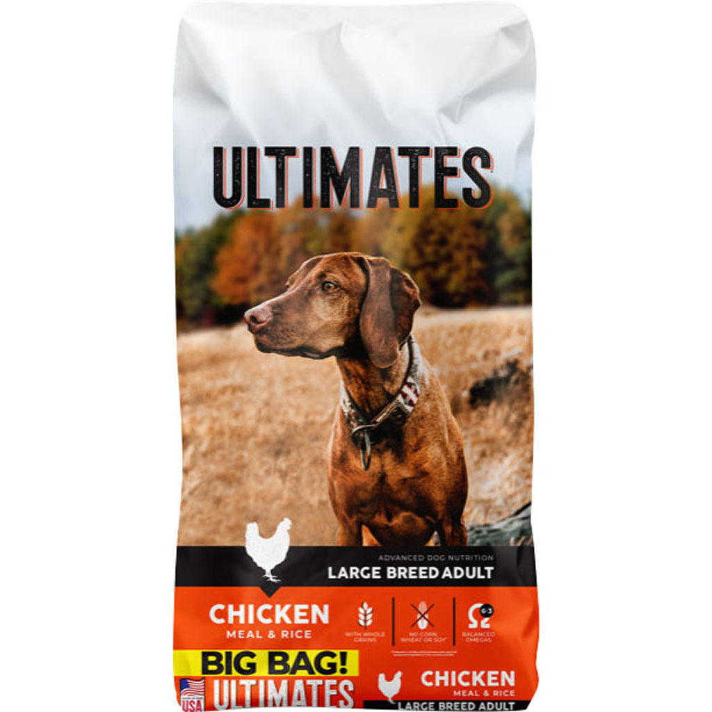 Ultimates Large Breed Adult Dog Food (CHICKEN/RICE, 40 LB)