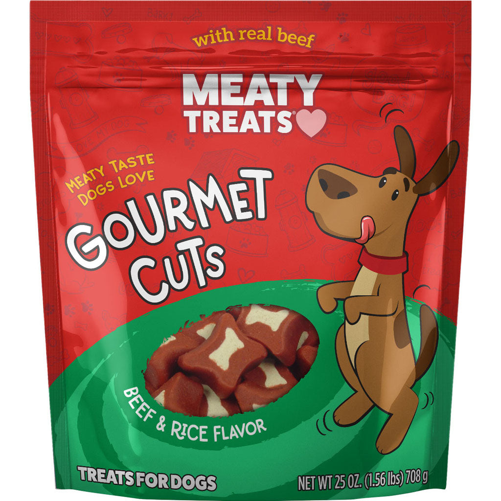 Meaty Treats Gourmet Cuts (BEEF/RICE, 25 OZ)