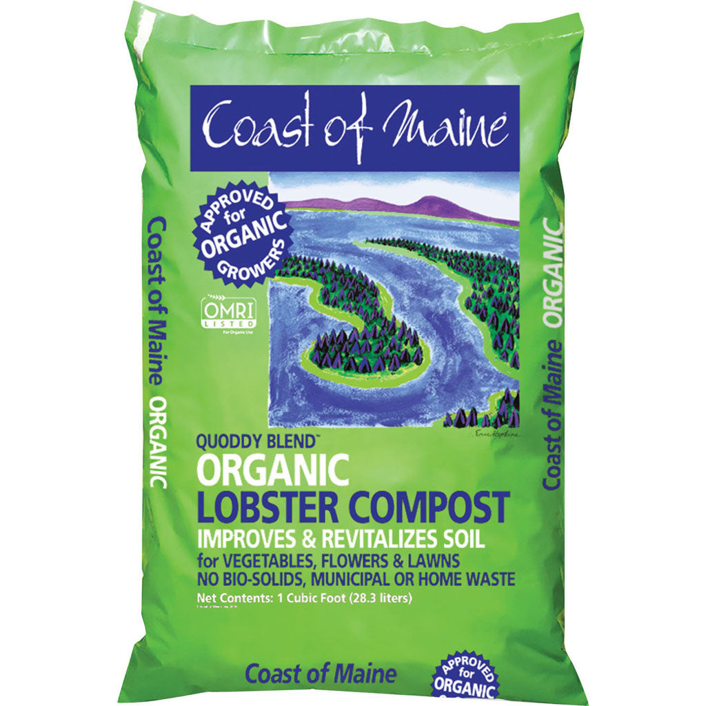 Quoddy Blend Organic Lobster Compost (1 CF)