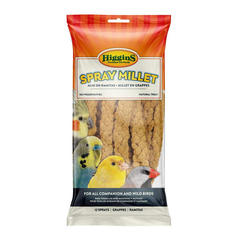 Higgins Spray Millet Natural Avian Treat (12 CT)