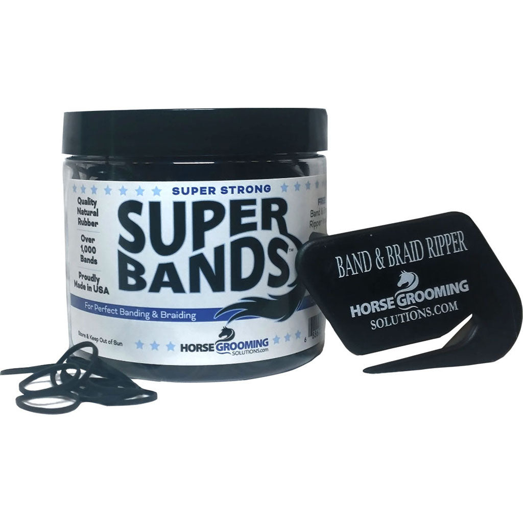 Healthy Haircare Super Bands (BLACK, 1/4 LB)