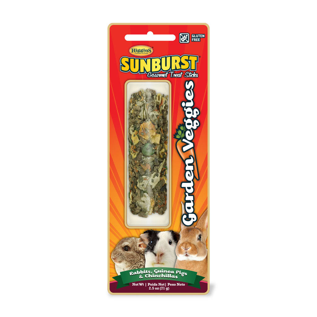 Sunburst Small Animal Treat Stick (GARDEN VEGGIES, 2.5 OZ)