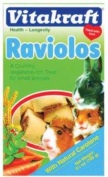 Vitakraft Raviolos Small Animal Treats (VEGETABLE, 5 OZ)