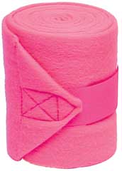 Polo Fleece Bandages (PINK, 9 FT-4 PK)