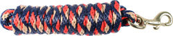 Hamilton Poly Lead W/Bolt Snap (RED STRIPE, 10 FT)