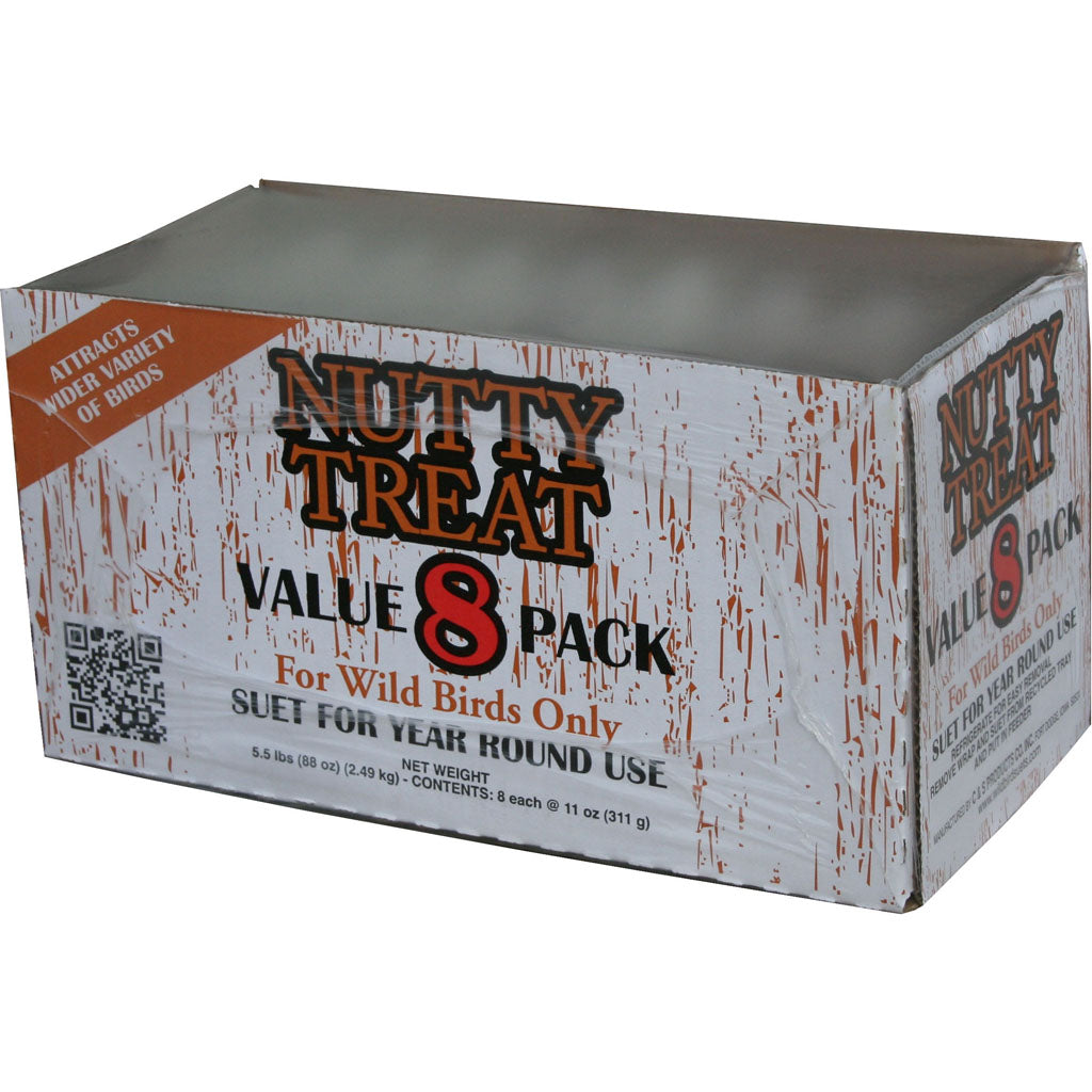 C&S Pictorial Label Suet (NUTTY, 11OZ-8PK)