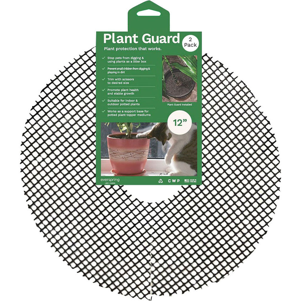 Everspring Plant Guard (BLACK, 12 IN-2 PK)
