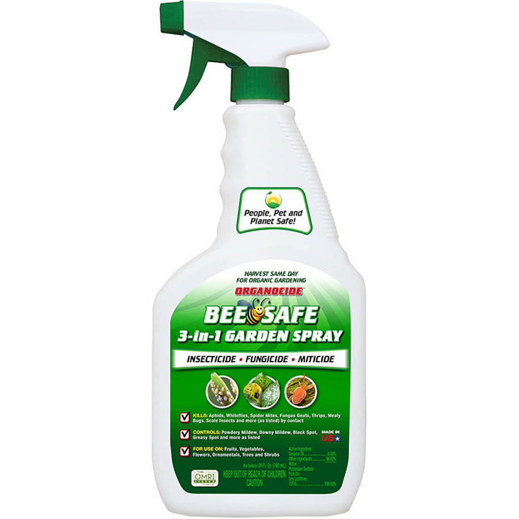 Organocide Bee Safe 3-In-1 Garden Spray Rtu (24 OZ)