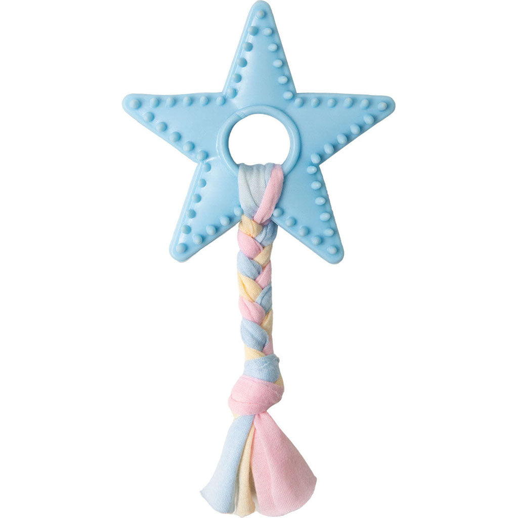 Snugarooz Lil Star Chew Eco Tpr Dog Toy (BLUE, 7 IN)