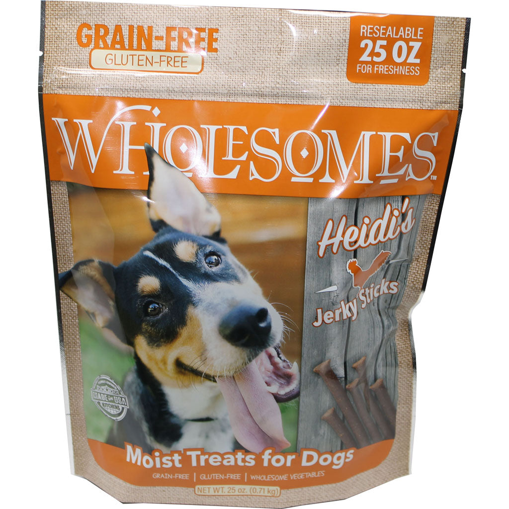 Wholesomes Grain Free Moist Treats For Dogs (CHICKEN, 25 OZ)