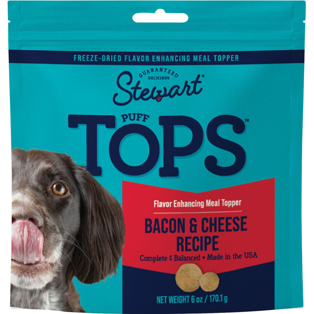 Stewart Pufftops Freeze Dried Flavor Enhancer (BACON & CHEESE, 6 OZ.)