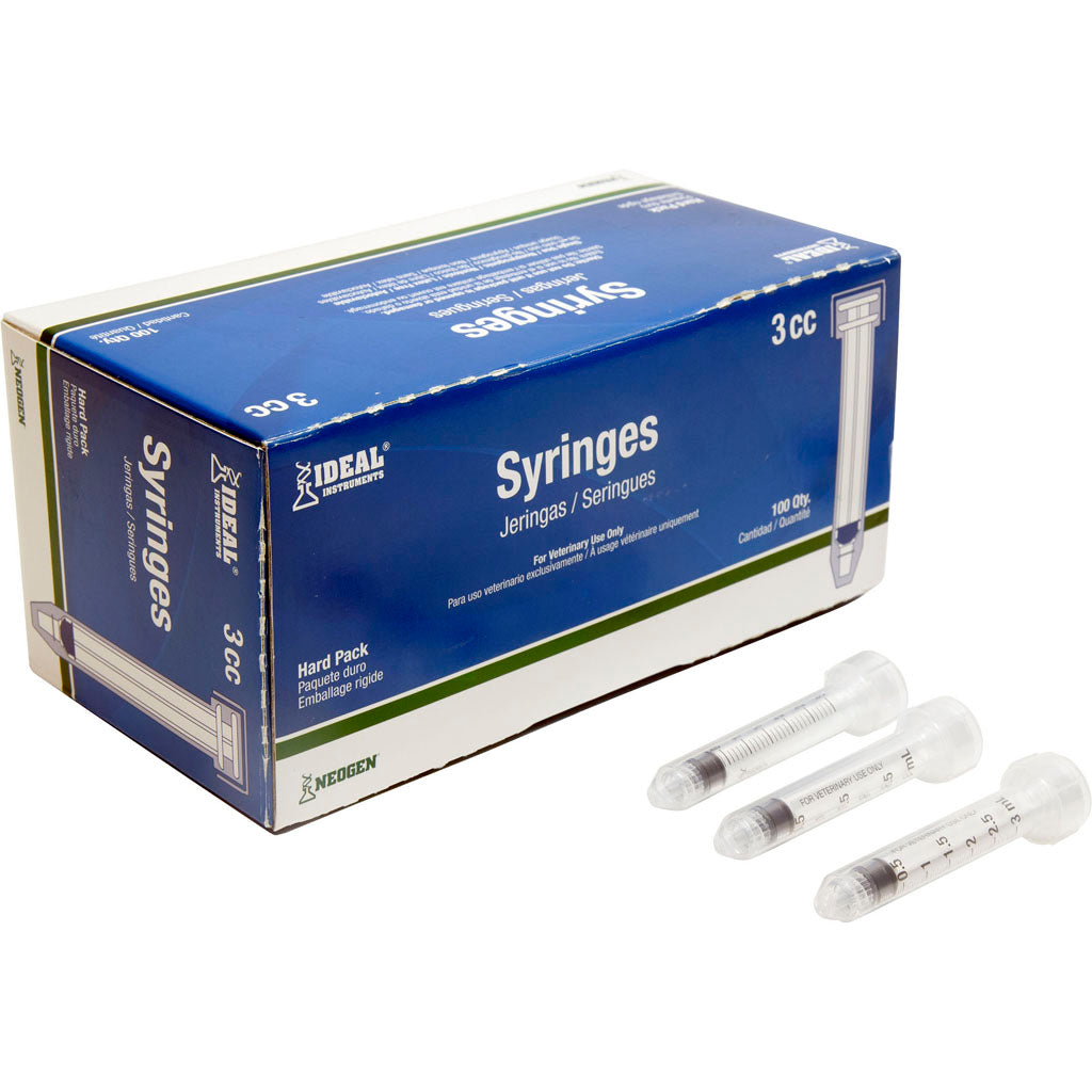 Luer Lock Disposable Syringe (3 CC/100 BOX)