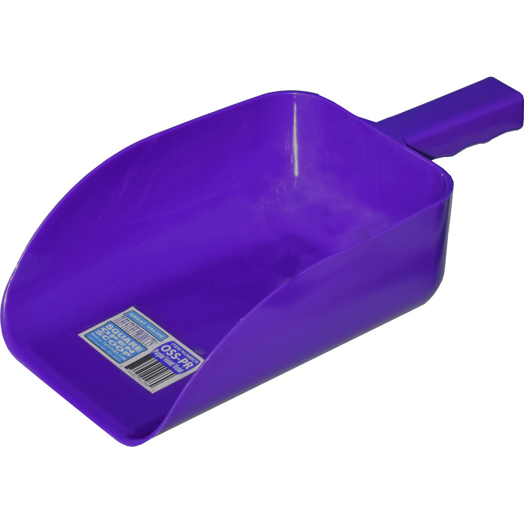 Tuff Stuff Open Scoop Square (PURPLE, 5 QT)