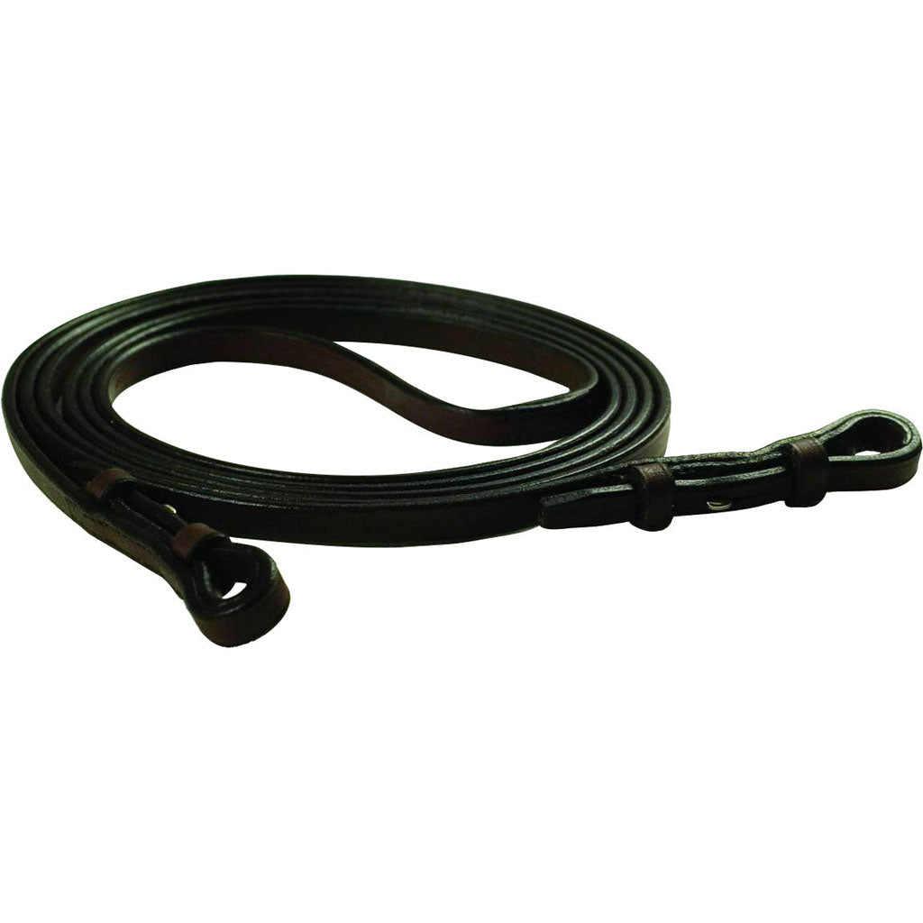Gatsby Flat Plain Reins (HAVANA, 1/2X54 IN)