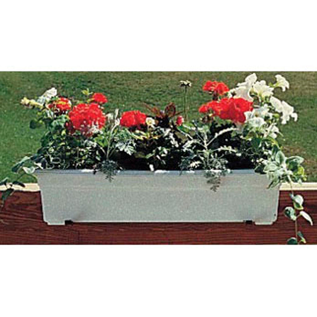 Countryside Flower Box Planter (WHITE, 30 IN)