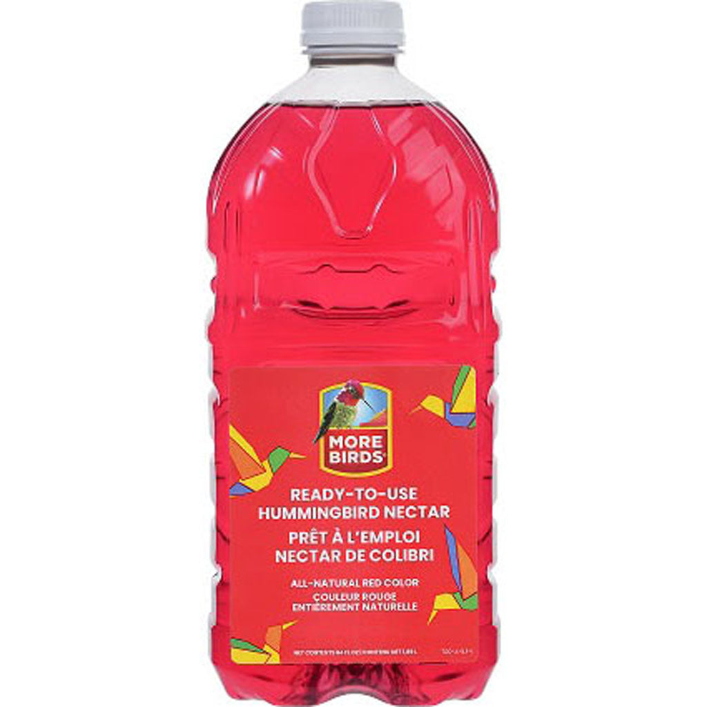 More Birds Hummingbird Nectar Ready To Use (RED, 64 OZ)