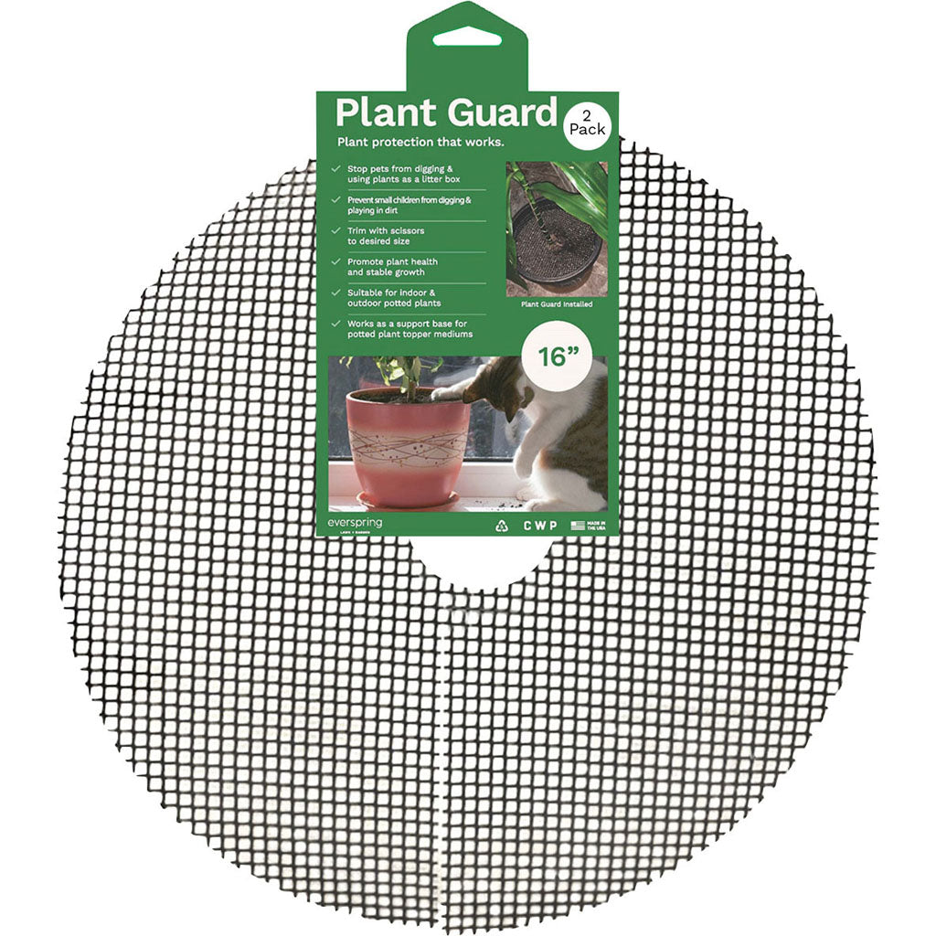 Everspring Plant Guard (BLACK, 16 IN-2 PK)