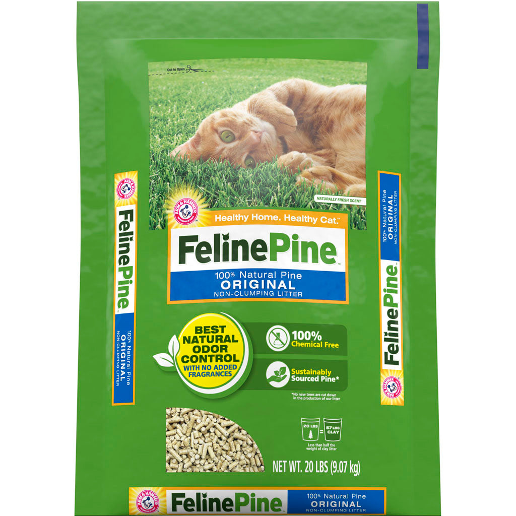 Arm & Hammer Feline Pine Original Cat Litter (PINE, 20 LB)