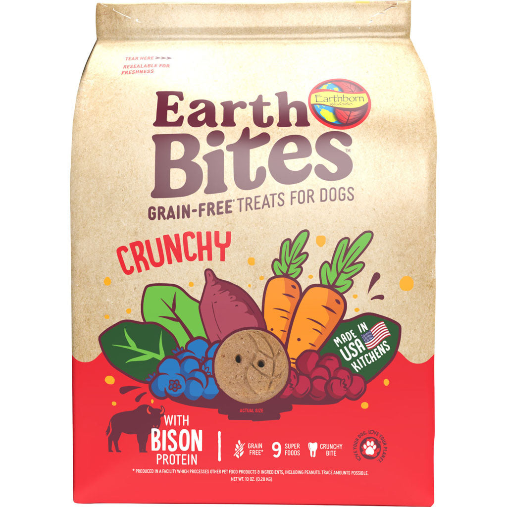 Holistic Earthbites Grain Free Treats (BISON, 10 OZ)