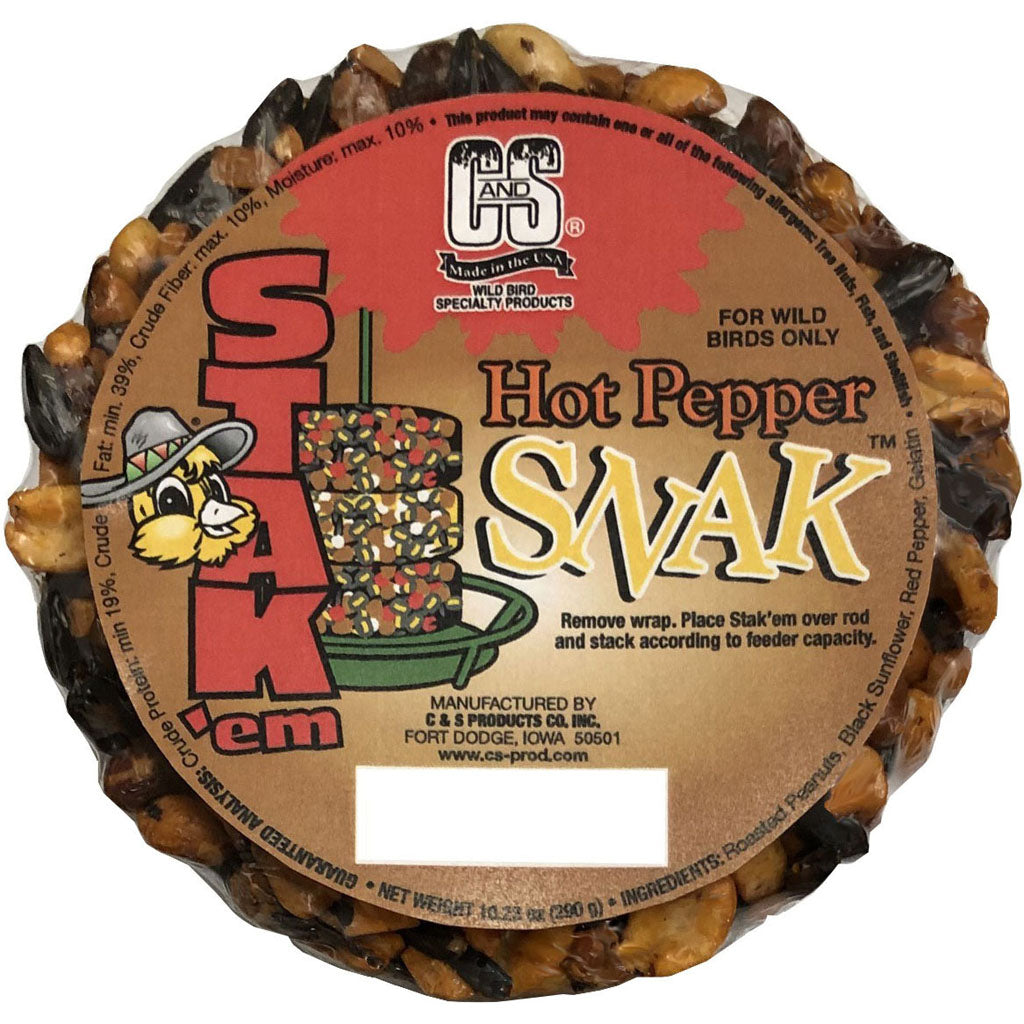 C&S Snak Stak 'Em (HOT PEPPER, 8 OZ)