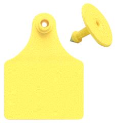Allflex Livestock Tags Blank (YELLOW, MAXI FEM-S MALE)