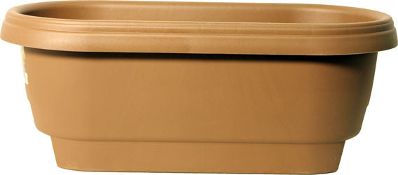 Bloem Deck Rail Planter (CHOCOLATE, 24 IN)