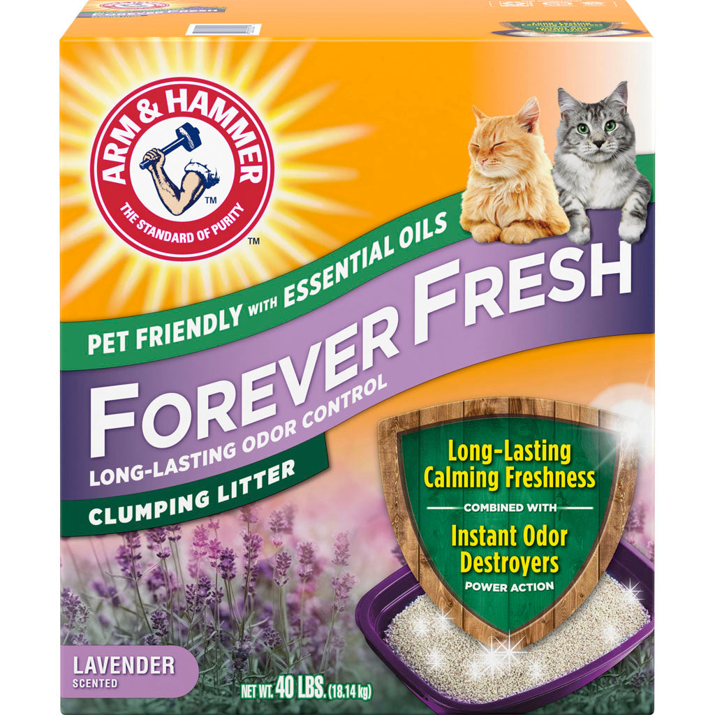 Arm & Hammer Forever Fresh Clump Litter (LAVENDER, 40 LB)