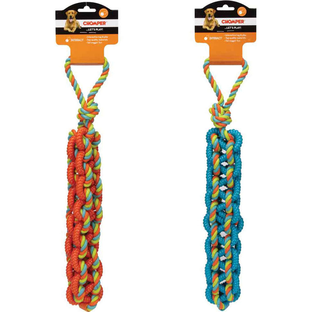 Chomper Braided Tpr Rope Tug Toy (ASSORTED, 20 IN)