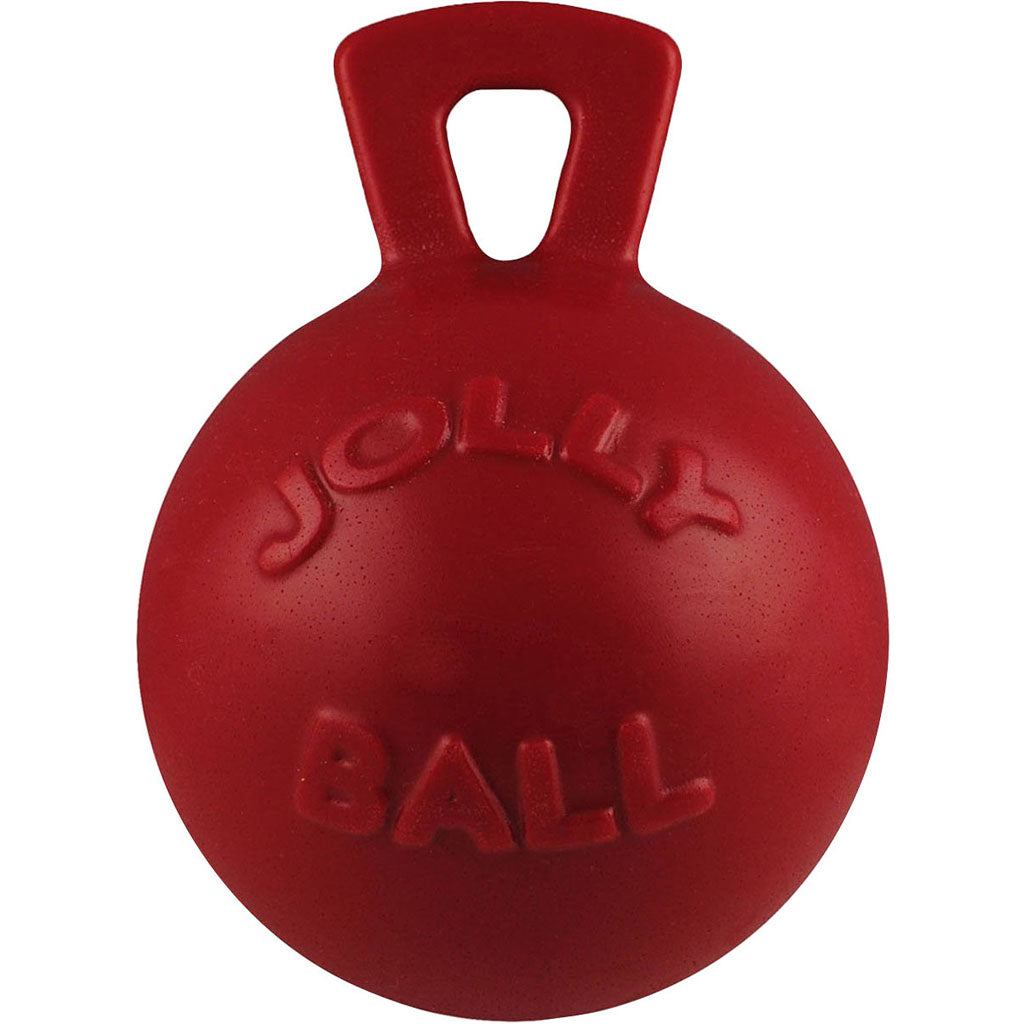 Jolly Pets Tug-N-Toss Ball (RED, MD-6 IN)